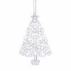 Clear Acrylic Christmas Ornaments Snowflake Christmas Decor Holiday Hanging Pendant  Indoor Room