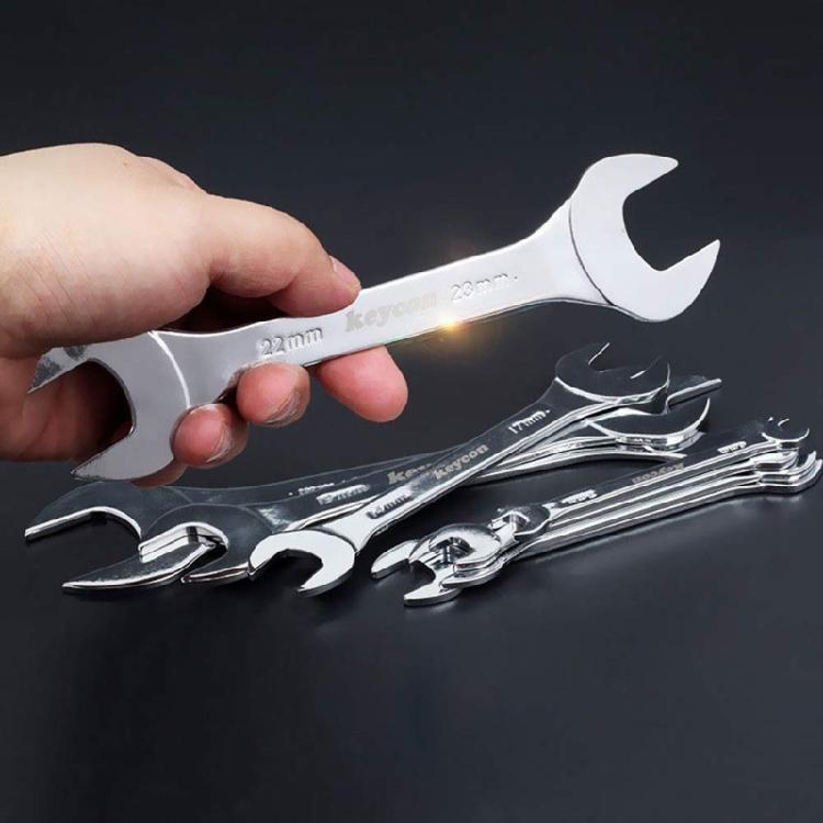 2Pcs Open Ended Spanner Double End Wrench Ultra Thin Metric Wrench Spanner 3mm