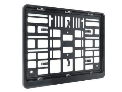 License Plate Frame, Double Row, Black