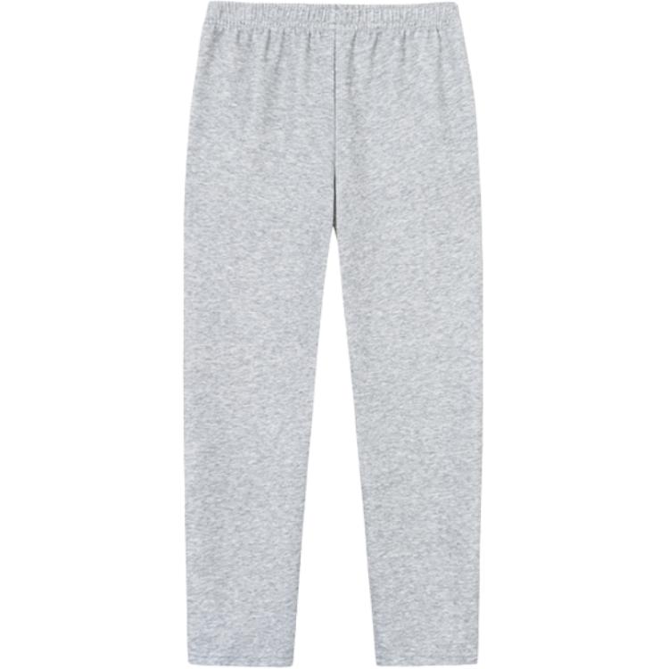 ANTA Knitted Sweatpants Men's Gray Heather Gray Moderate Straight Fit Pants 952537302-2