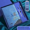 A5 Custom Logo Notebook Gift Set - Business & Student Diary with National Trend Design