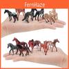 Miniature Animal Horse Model Pvc Static Figurines Set Collectible Display Models For Animal Fans