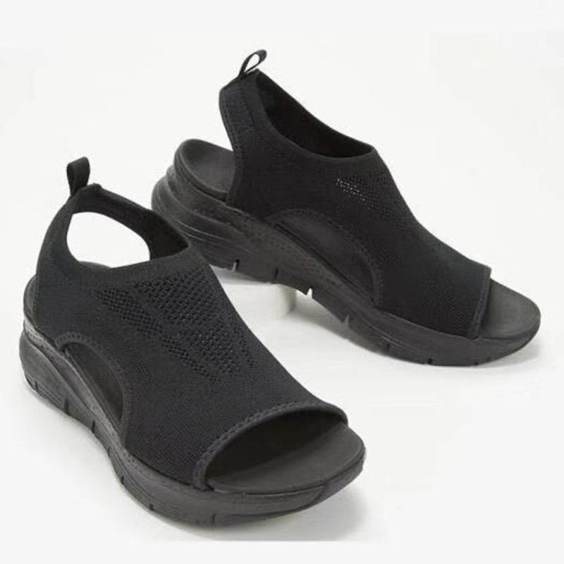 Herbst Fischkopf lässiger Ärmel Mode Sandalen niedriger Absatz Damenschuhe Ursprung große Größe Sport Freizeitschuhe