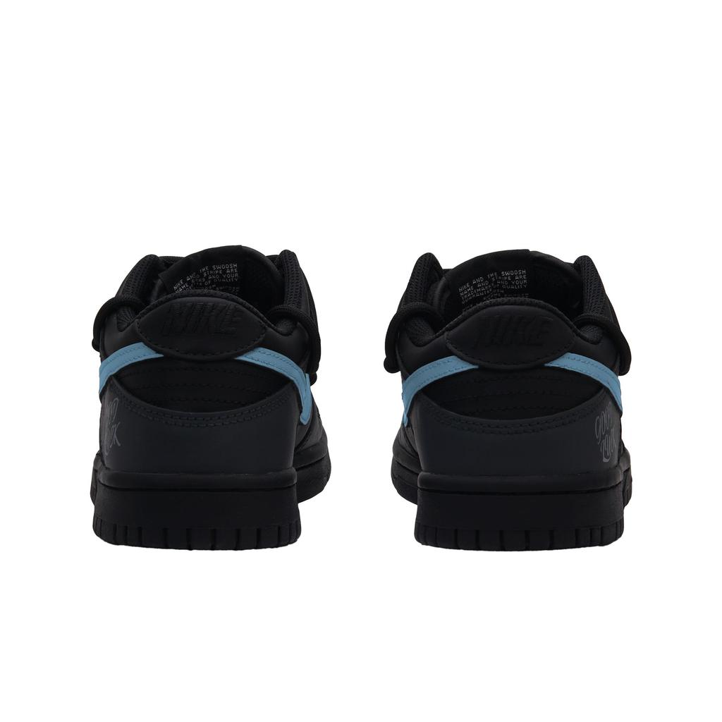 Nike Dunk Gray Black Warrior 2.0 Low Top Skateboard Shoes Unisex Black DD1391-100(Team1102-2.0)
