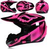 Four Seasons Motorcycle Off-road Helmet for Men and Women, Electric Bike Helmet, Mountain Bike Off-road Helmet, Racing Speed Descent Pedal