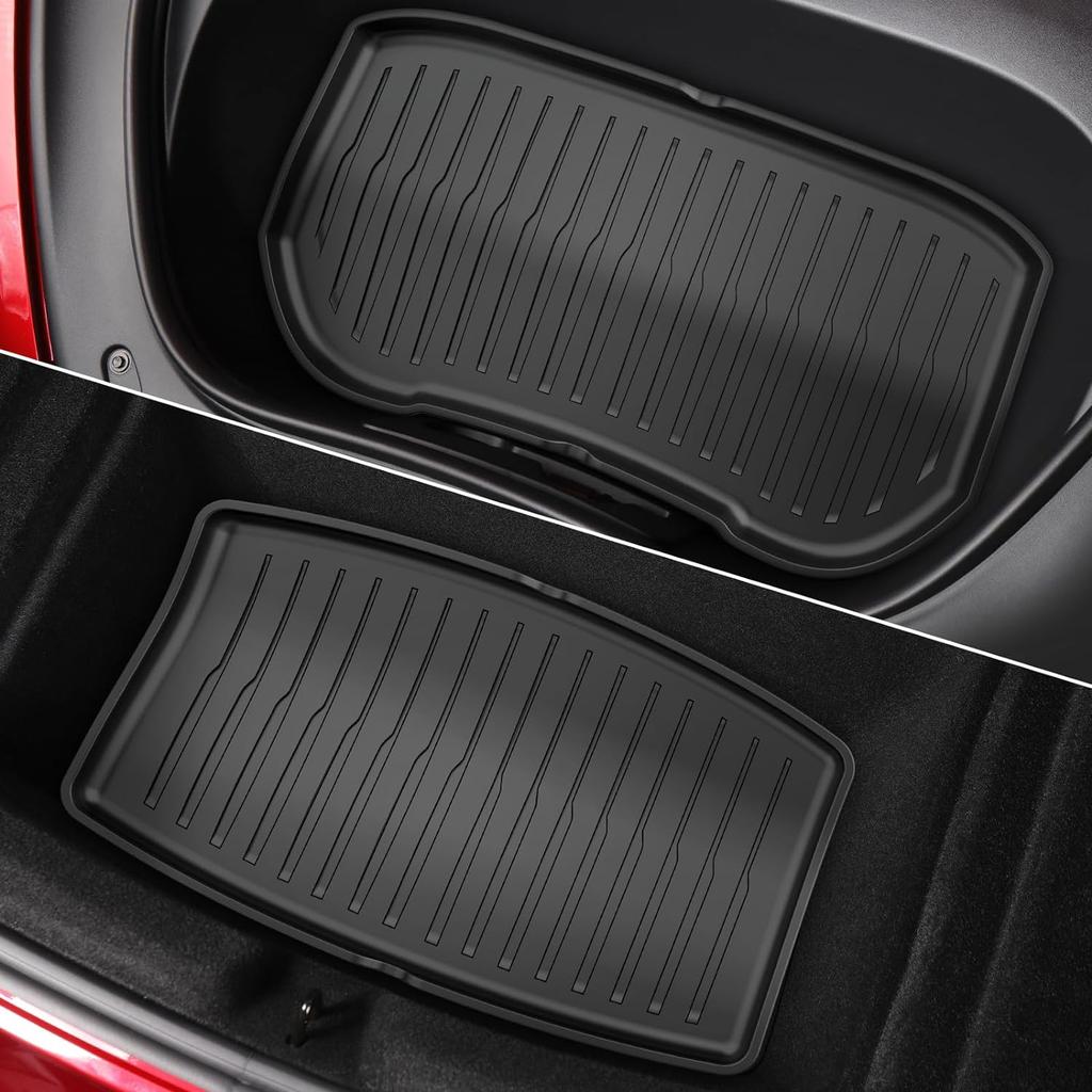 For Tesla Model 3 2026 2025 2025 Front Rear Trunk Mat Back Seat Backrest Protective Pads Cargo Liner Anti Dirty Mat Accessories