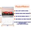 2026 Super Cars Calendar - Stunning Photography - Luxury Sports Dream Car Wall Calendar 2026 - Ideal for Home, Office, Garage - Gift for Auto