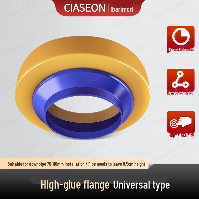 Thickened Anti-Odor Toilet Seal Ring - Universal Waterproof Flange Accessory