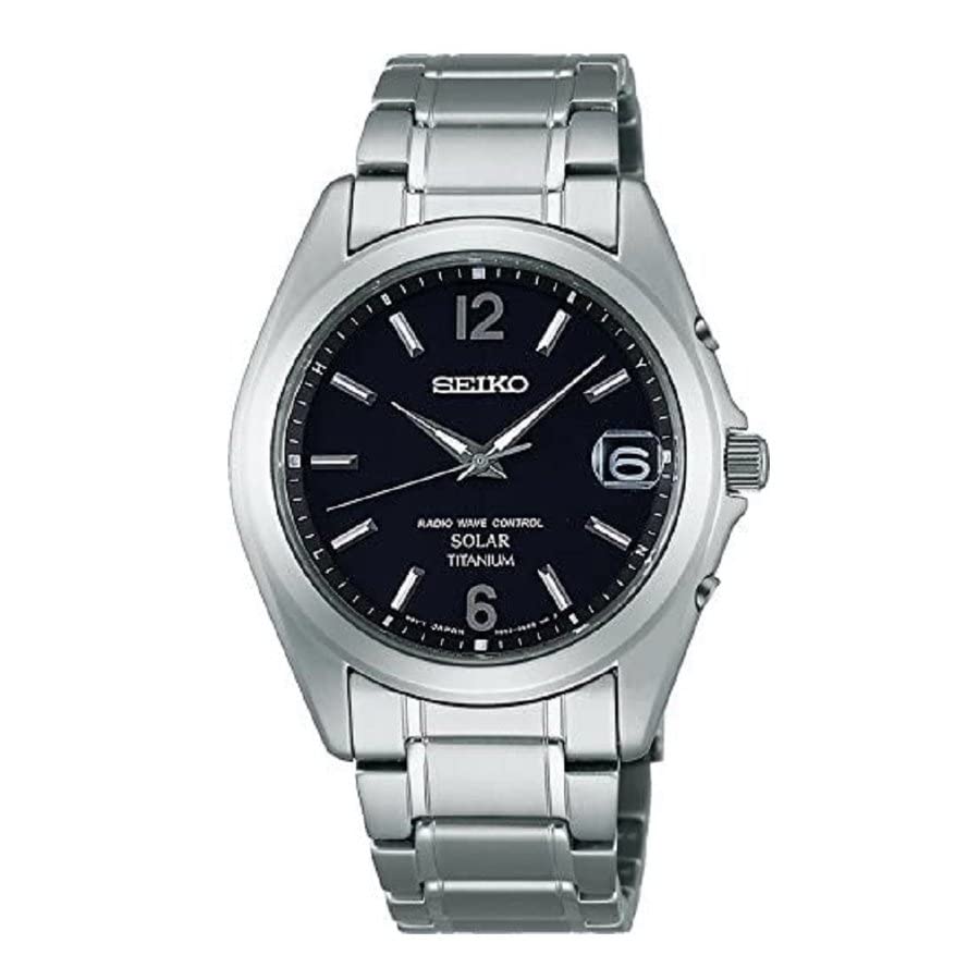 

Seiko SEIKO SOLAR quartz watch SBTM229 Black/Silver Black [Unisex]