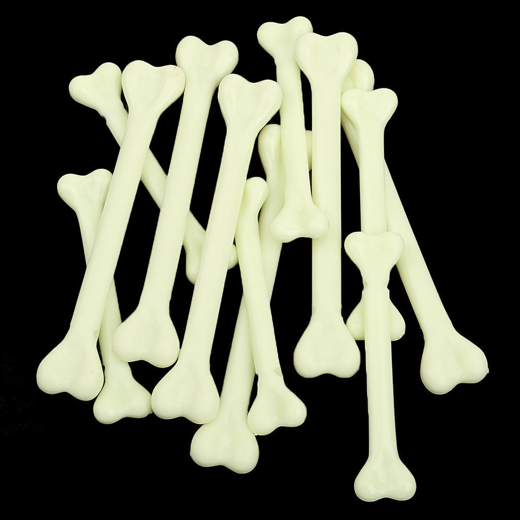 12 pcs Halloween Funny Skeleton String of Bones Hanging DIY Decoration