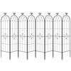 Garden Trellis, 180 X 52.5 Cm Rose Trellis, 8Packs Garden Flower Rose Trellises with Powder-Coated Finish & Convenient Locking Design, Plant Support