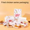 50/100Pcs Disposable French Fries Box Food Fried Chicken Packaging Box Party Supplies Food For Kids Birthday Tray