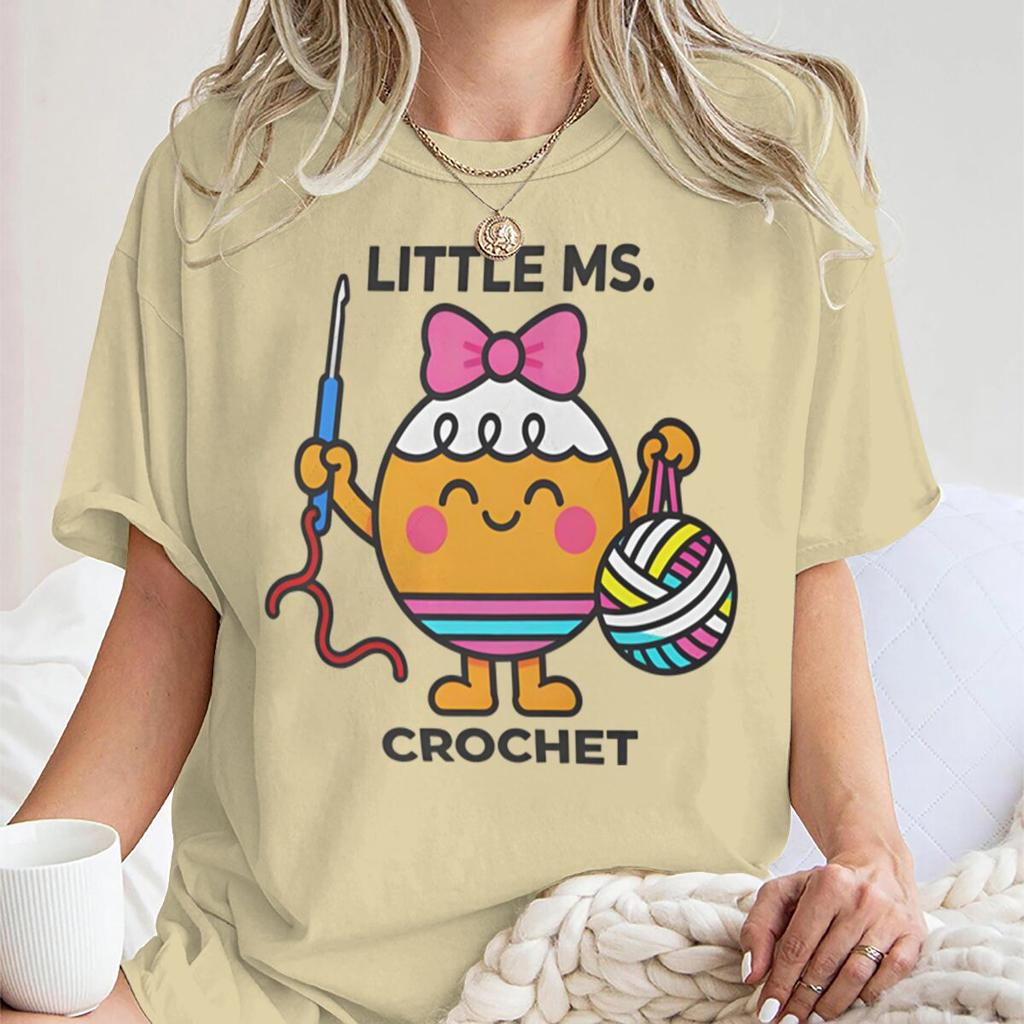 Crochet Lovers Graphic T Shirts Unisex Unisex Fun Short Sleeve Streetwear