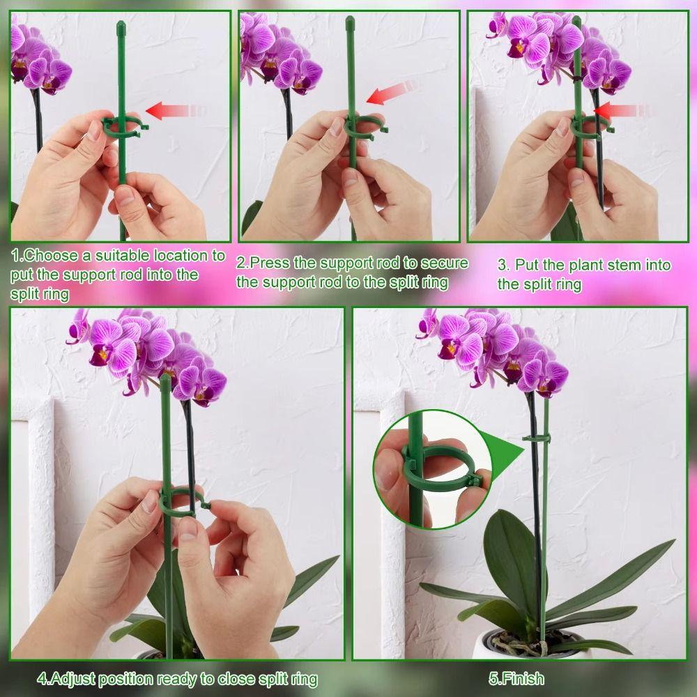 10Pcs Creative Plant Climbing Rack Adjustable Flowerpot Bracket Flower Stand Sticks  Bonsai Tool