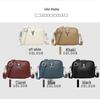 2024 New Fashion Women's Cowhide Lychee Grain Leather Crossbody Bag