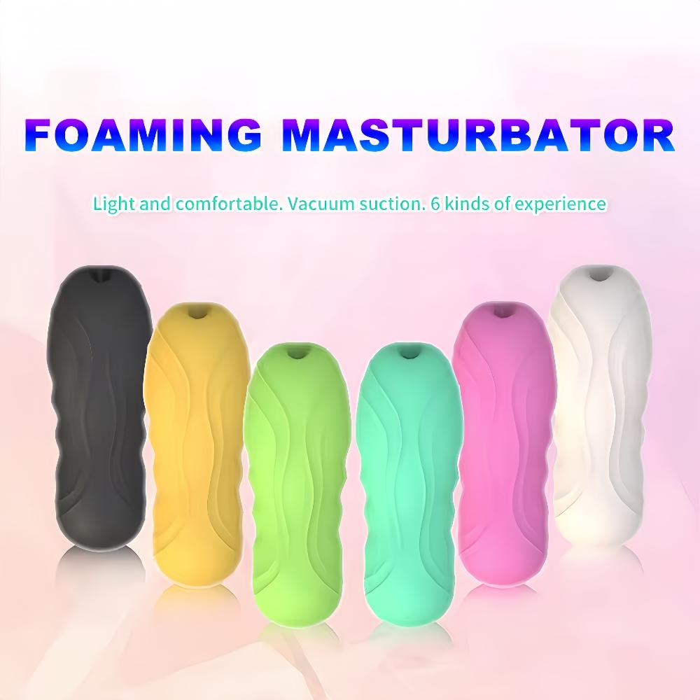Male Masturbation Cup Realistic Vagina Pocket Cat Glans Penis Training Oral Sex Portable Sucking Airplane Cup Male Sex Toy