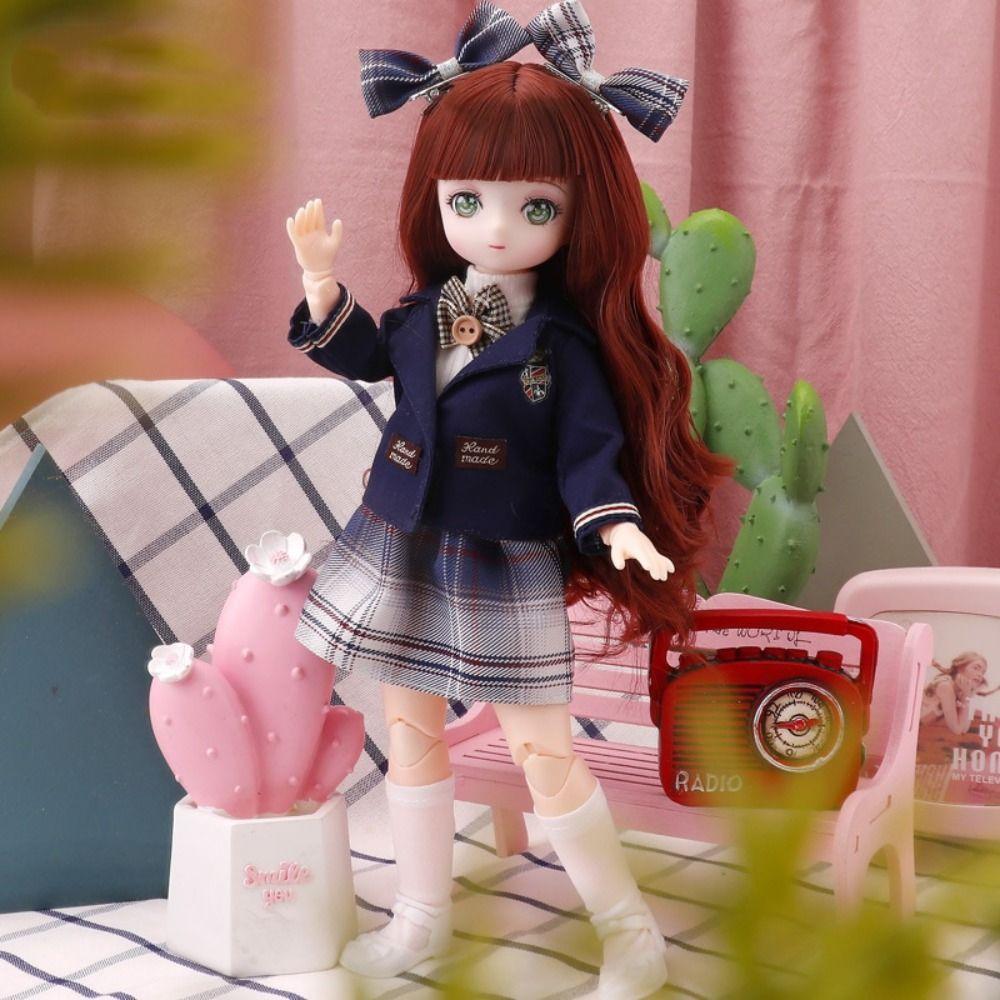Changing Clothes 30cm Doll Uniform Casual Wear BJD Doll Outfit 1/6 Dolls Clothes Humanoid Doll
