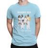 Fashion Mamma Mia Music T-Shirts for Men Round Neck 100% Cotton T Shirt A-ABBA Band Short Sleeve Tee Shirt Birthday Present