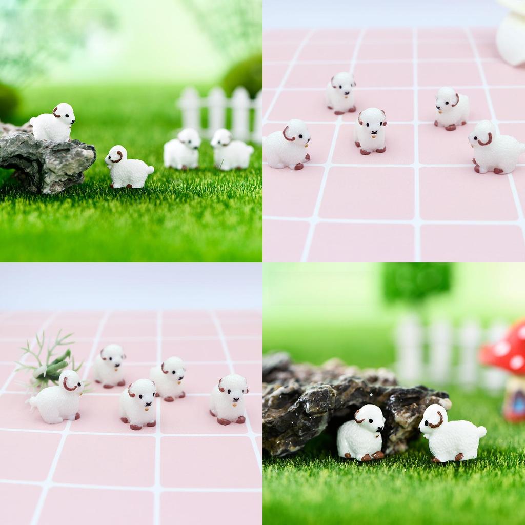 Cute Cartoon Sheep Decoration Ideal For Crafting Resin Art Projects And Mini Landscapes
