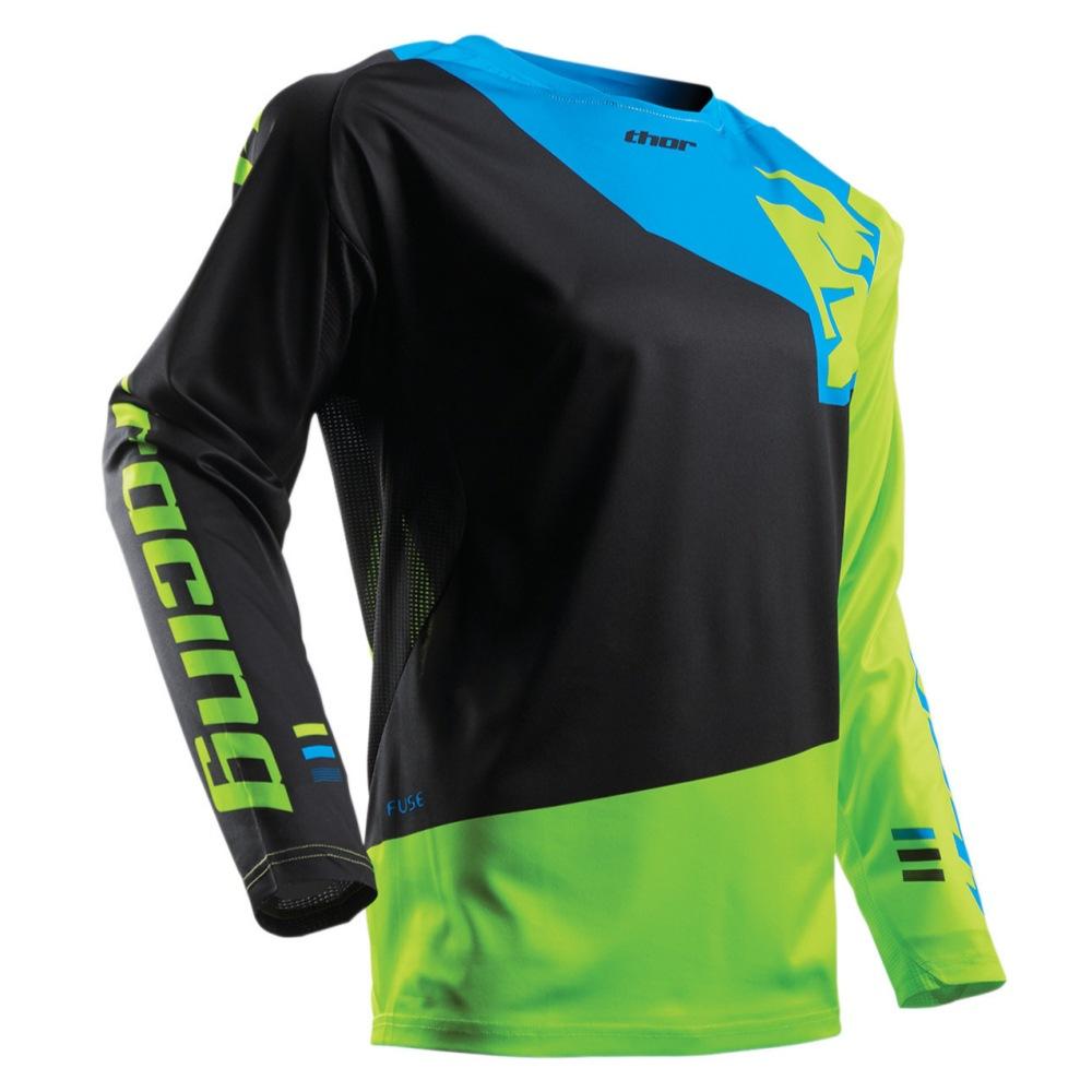 2024 heiß verkaufender THOR Downhill-Anzug Outdoor-Sport atmungsaktives langärmeliges T-Shirt Radsportanzug Offroad-Rennanzug