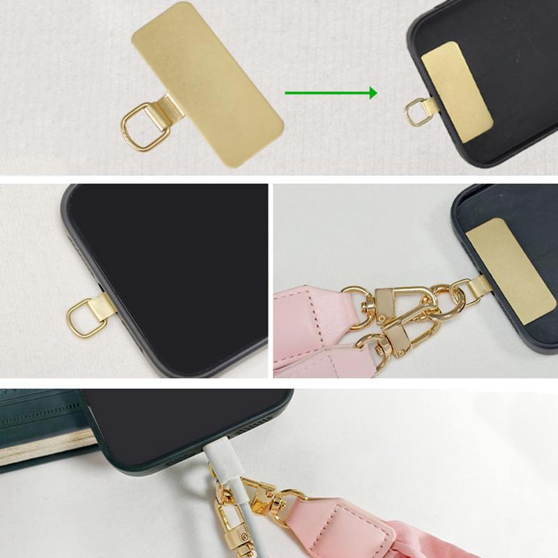WTEMPO Mobile Phone Lanyard Key Chain Elegant Stretchy Wristlet Key Chain Pendant Anti Loss Chain Rope for Commuting Traveling Shopping