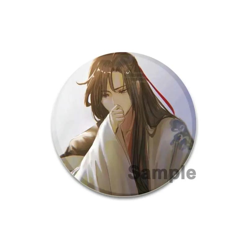 

32/44/58 мм аниме Mo Dao Zu Shi брошь Wei Wuxian Lan Wangji значок ручной работы булавка нагрудная булавка для рюкзака одежда ювелирные изделия аксессуары подарок 58mm