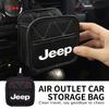 For Car Sundries Box Dashboard Organize Air Vent Storage Bag Hanging Box Wrangler-JK Liberty JL Cherokee Patriot Commander