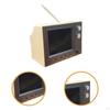 Dollhouse TV Mini Television Set 1/12 Miniature Furniture Can Play Video Gift Tiny