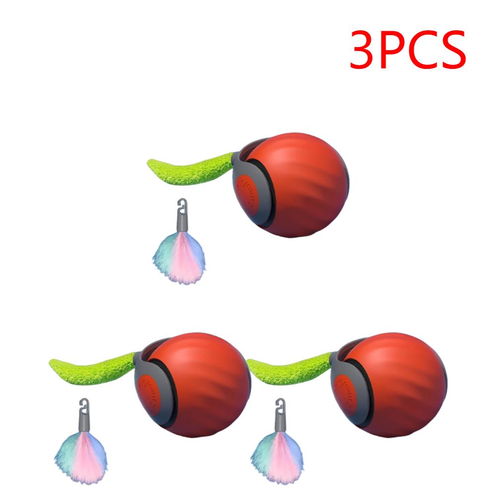 Speedy Tail 2.0 Cat Toys Smart Interactive Cat Toy Ball Adjustment Automatic Moving Cat Toy Ball Cat Training Imitate Mouse