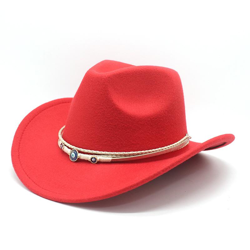 Vintage Cowboyhoed Met Brede Rand Voor Mannen Vrouwen Zonbescherming En Ademend Vermogen