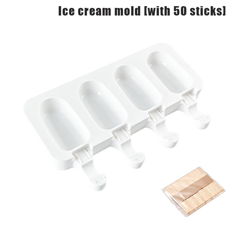 1/2/3 Stück Eis am Stiel Form Lebensmittelqualität Silikon Herz Frucht Schokolade Form DIY Backform Küchenzubehör