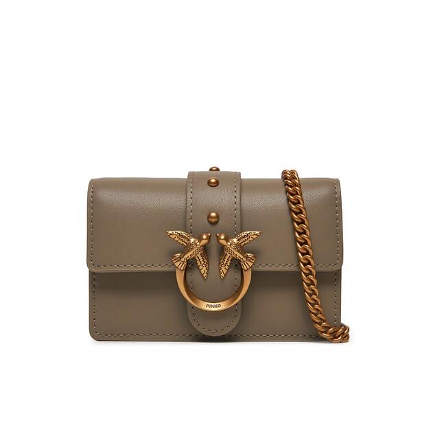 Handbag Pinko Love One Micro C . AI 24-25 PCPL 100064 A0F1 Grey
