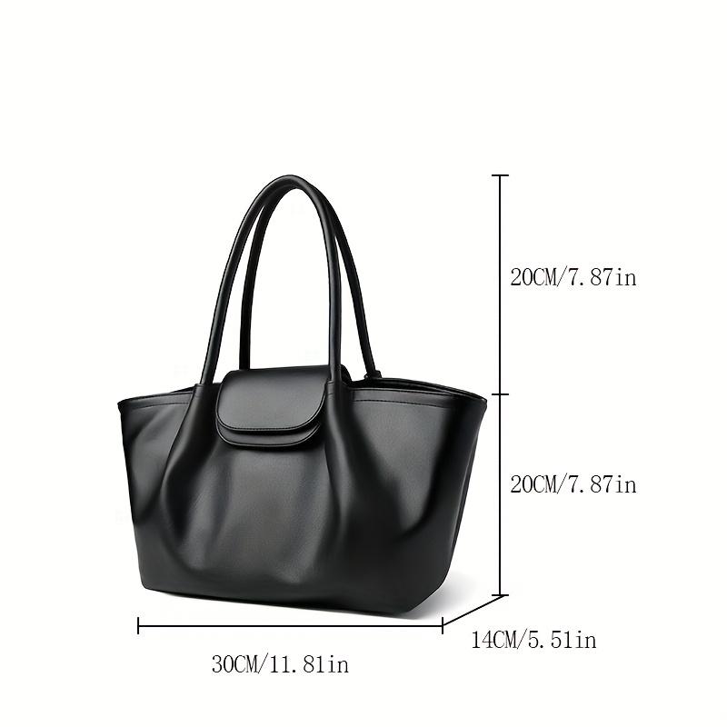 Sac cabas en cuir chic pour femmes Sac à main spacieux à bandoulière Grande capacité Sac à main élégant