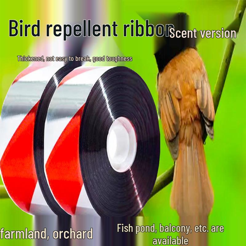 Bird Repellent Laser Reflective Tape - Scare and Deter Birds with Flashing Strips