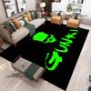 Gunki logo printed carpet Living room bedroom non-slip carpets Yoga mat Outdoor rugs kawaii rug area rug birthday gift