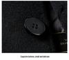 Çıkarılabilir Kaz Tüyü Astarli Erkek 2025 Kış Yünlü Palto - Kalınlaştırılmış Sıcak Çift Taraflı Tasarım