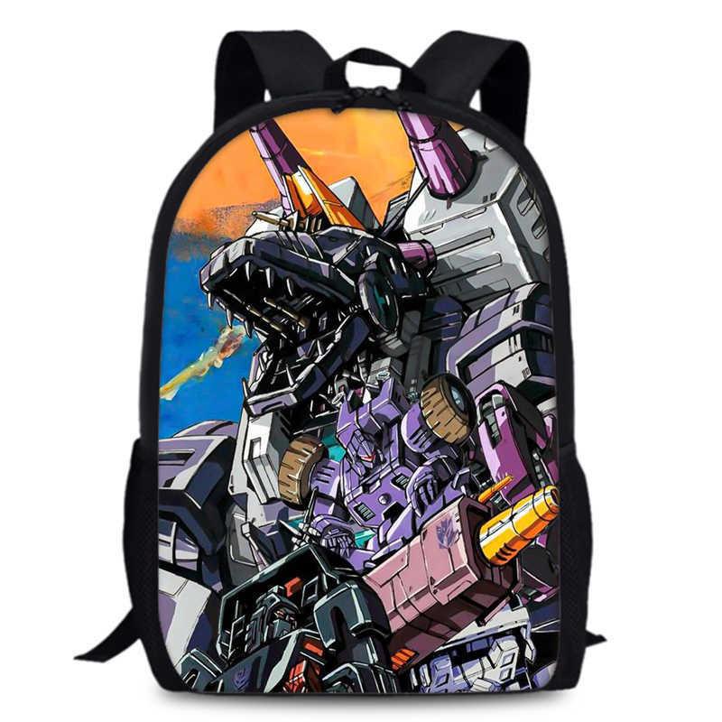 Transformers One 15-inch Durable Polyester Backpack For Students Unisex School Bag