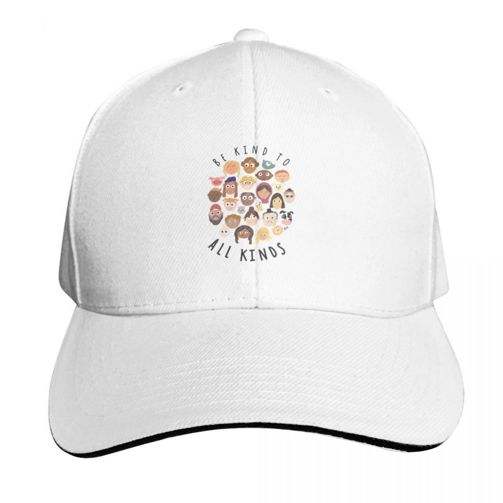 Be Kind To All Kinds Baseball Cap Hat Unisex Custom Caps Brand Unisex Cap Anime Unisex Golf Wear Womens