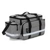 Damero Medical Bag, First Aid Bag, Large Capacity, Removable Divider, Top Buckle, Personalized Shoulder Bag (Gray)