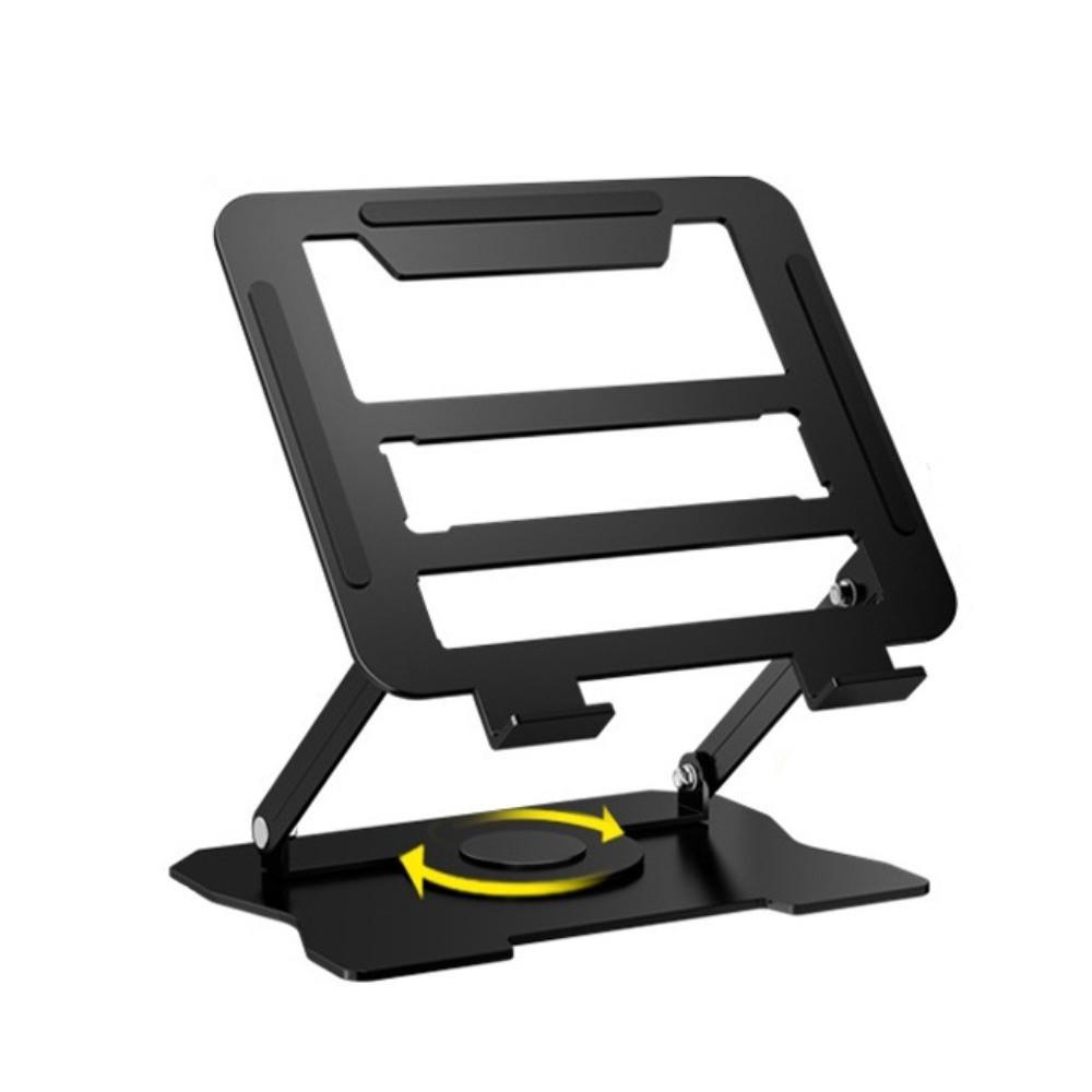 Heat Dissipation Rotatable Tablet Stand 360° Rotation Laptop Metal Bracket Laptop Holder  Tablet