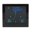 5in Wall Shower Clock Digital Timer Alarm Temperature Humidity Display Waterproof for Home Bathroom