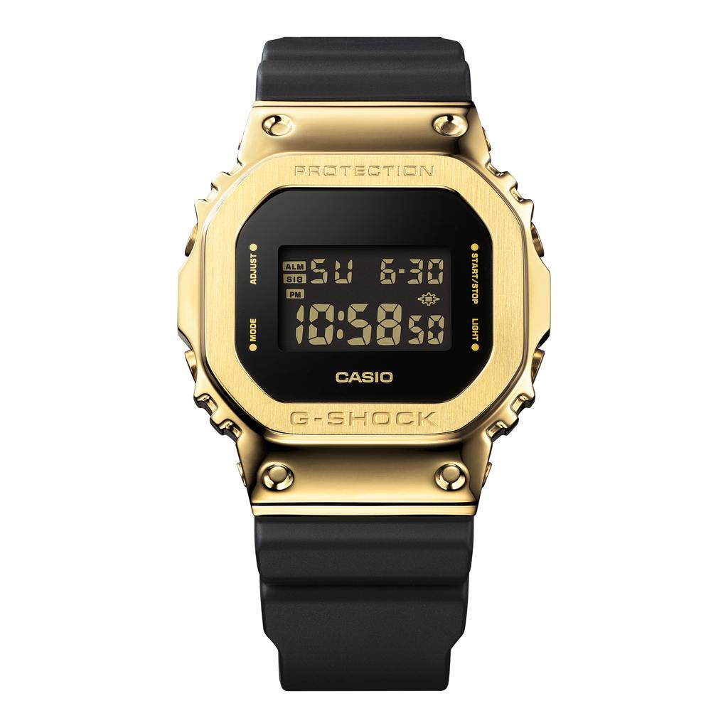 Casio Men's Stainless Steel 200M Water Resistant Shock Resistant Alarm Quartz Watch GM-5600G-9