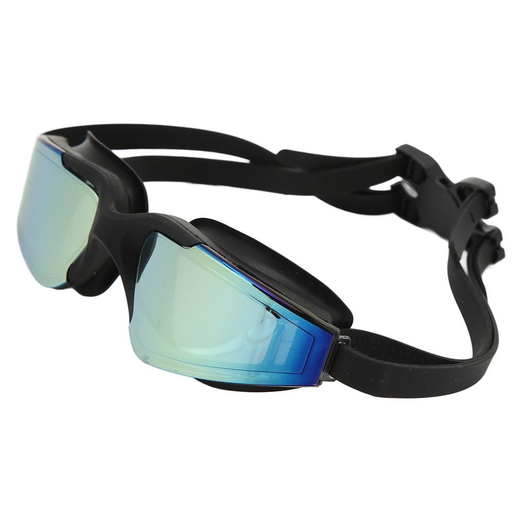 Swimming Goggles Fogproof HD Waterproof Silicone Wide View Swim Glasses for Adults Children