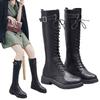 Internet celebrity boots women over the knee thin 2025 autumn and winter new black tall boots small medium boots knight boots