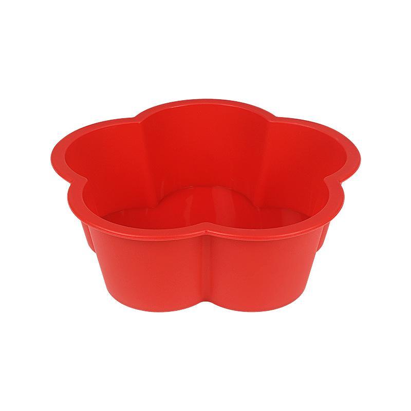 Flower Shaped Cake Pan Nonstick Kitchen Silicone Cake Molds For Cheese Chocolate Baking Pans Dessert Mold Freezer Safe