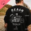 Gothic Harajuku Biker Skull Graphic Tshirts Men Fashion Trend Short Sleev Tops Dark Punk Skulls Retro T Shirt Male Oversized Tee