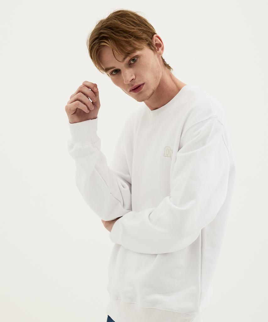 ANCIENT UNION Symbol Sweat Pure White