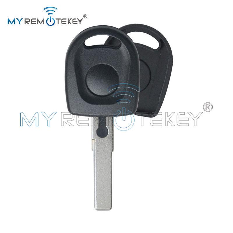 REMTEKEY Transponder key shell HU66 blade No chip round head for VW Golf Touran Jetta