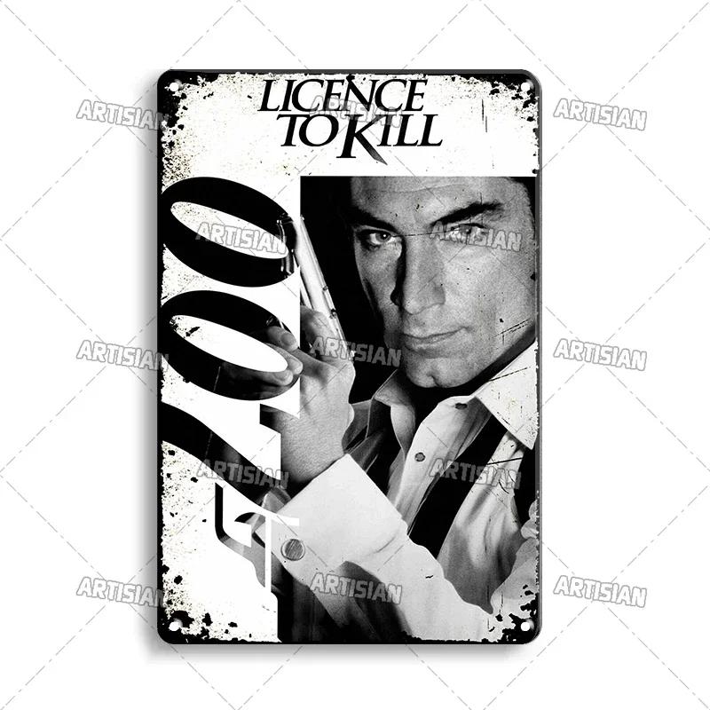 Movie Decorative Plate Rusty Metal Tin Sign Bar Home Club Industrial Decor Vintage Metal Plaque Film Poster Board Wall Signs