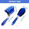 2Pcs Wheel Brush Set - Car Wheel Brush and Rim Brush Washing Tool for Car Alloy Wheel with Grip Handle, Alloy Rim Cleaner Tire Scrubber